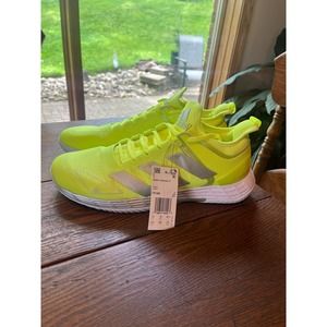 Women’s Adizero Ubersonic 4, Size 11.5, Neon